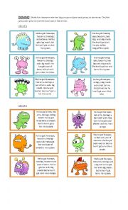 English Worksheet: DOMINO