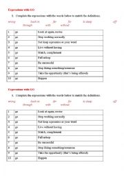 Expressions with verb go