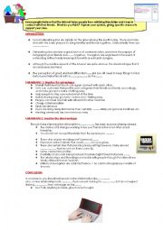 English Worksheet: WRITING