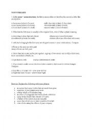 English Worksheet: NOUN PHRASES