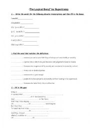 English Worksheet: SUPERTRAMP