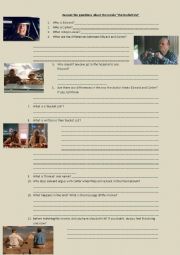 English Worksheet: The Bucket List Questionnaire 