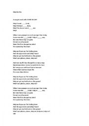 English Worksheet: help beatles 