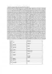 English Worksheet: irregular verbs