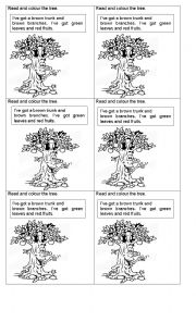 English Worksheet: Parts of a tree 