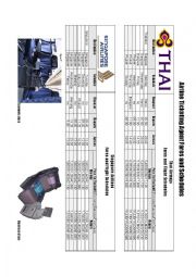 English Worksheet: buying a plane ticket (part2)