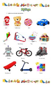 English Worksheet: TOYS