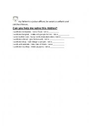 English Worksheet: Riddles