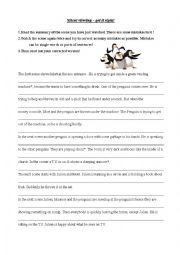 English Worksheet: Madagascar - When the Chips are down - Listening