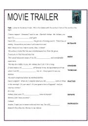 English Worksheet: Sherlock Holmes Movie Trailer and DVD Listenings