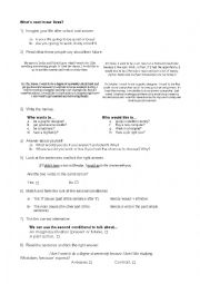 English Worksheet: Second Conditional 