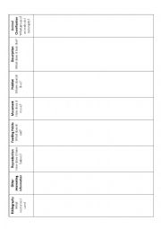 English Worksheet: Information Report - Notetaking