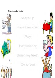 Daily routine trace and match