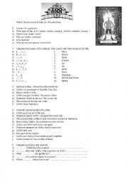 English Worksheet: Zookepeer film