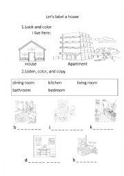 label a house part 1