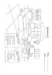 English Worksheet: Bedroom Furniture Revision