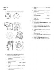 English Worksheet: Comparatives and superlatives exercise