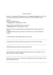 English Worksheet: Used to