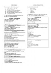 English Worksheet: How to manage a discussio