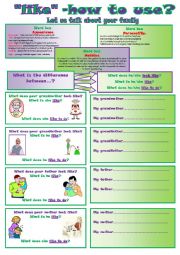 English Worksheet: What is the difference between 