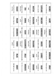 English Worksheet: Spelling cards