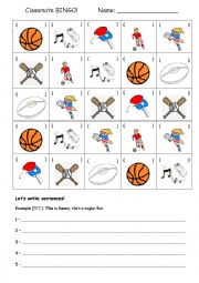 English Worksheet: Jeopardy game board