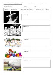 English Worksheet: citizenship