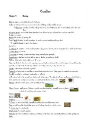 English Worksheet: Coraline By Neil Gaiman Chapter 1