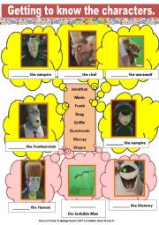 English Worksheet: Movie Lesson Activity (6 PAGES) Hotel Transylvania includes Cut & Paste, Music, Poem Recital and many more.