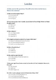 English Worksheet: London