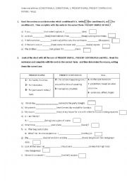 English Worksheet: GRAMMAR PRACTICE 