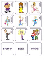 English Worksheet: Memory Game