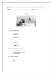 English Worksheet: Life of Pi