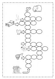 English Worksheet: crossword short vowel e