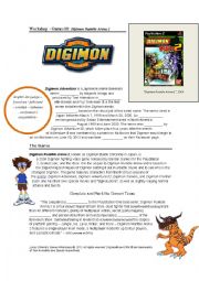 English Worksheet: Workshop Games 10 - Digimon Rumble Arena 2