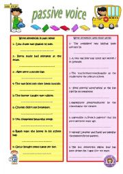 English Worksheet: PASSIVE VOICE