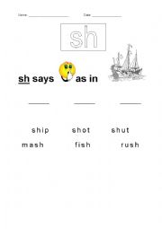 Consonant digraph sh