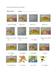 English Worksheet: Name