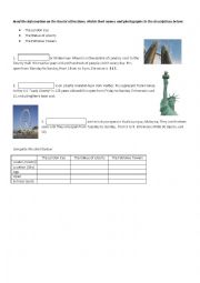 English Worksheet: Describing places 