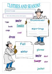 seasons and clothes