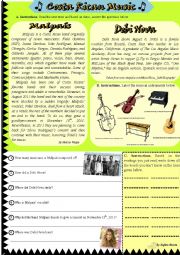 English Worksheet: Costa Rican Music