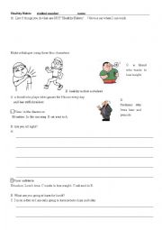 English Worksheet: healthy diet