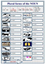 Grammar: Plural forms of the Nouns