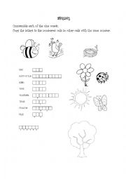 English Worksheet: Spring