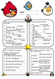 English Worksheet: Past Simple and Continuous