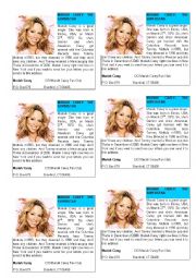 English Worksheet: Song of Mariah Carey