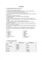 English Worksheet: Crime 