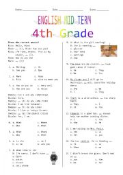 4th Grade Mid Term