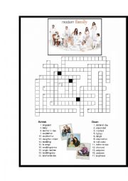 English Worksheet: CROSSWORD 