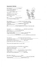 English Worksheet: ROLL BACK THE RUG